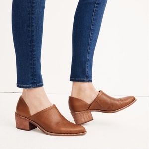NEW Madewell the Brady Lowcut Leather Bootie